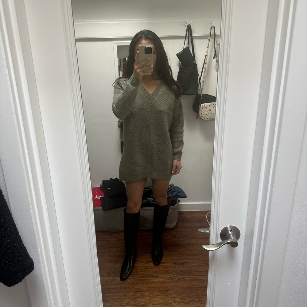 H&M Olive Knit Sweater
